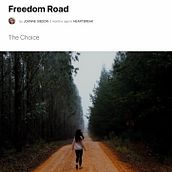 Freedom Road. Writing project by Gigi Gibson - 06.07.2021