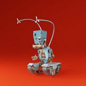 Mi Proyecto del curso: Introducción al diseño y modelado 3D con Blender. Motion Graphics, Character Design, Product Design, and 3D Modeling project by mcuevas1993mc - 06.06.2021