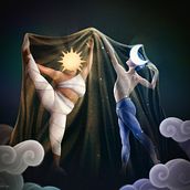 Mix of digital illustrations. Traditional illustration project by lisa_pegaz - 06.07.2021