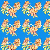 Azalea pattern. Traditional illustration, and Design project by mialunadesign - 06.07.2021