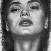 My project in Artistic Charcoal Portraiture: Creating Atmosphere course. Traditional illustration, Fine Arts, Drawing, Portrait Drawing, Realistic Drawing, Artistic Drawing, Arts, and Crafts project by Mitch Brown - 06.07.2021