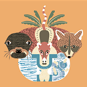 Mi Proyecto del curso: Ilustración vectorial con estilo. Un progetto di Illustrazione tradizionale, Illustrazione vettoriale, Disegno e Design per i social network di Juan Martinez Moscoso - 05.06.2021