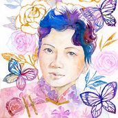 My project in Portrait Illustration with Analog and Digital Techniques course. Traditional illustration, Pencil Drawing, Drawing, Digital Illustration, Watercolor Painting, Portrait Drawing, and Realistic Drawing project by yr0121 - 06.07.2021