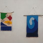 Mi Proyecto del curso: Intarsia crochet: teje tus propios tapices. Decoration, Fiber Arts, DIY, and Crochet project by Paula Sanchez - 06.07.2021