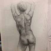 My project in Dynamic Figure Drawing course. Un projet de Esquisse , Dessin au cra, on, Dessin , et Dessin réaliste de Andrew Mokgatla - 06.06.2021