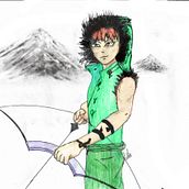 Personaje de manga para proyecto.. Un proyecto de Ilustración tradicional, Diseño de personajes, Cómic, Dibujo a lápiz, Dibujo, Manga y Diseño de Alejandra Moya - 04.06.2021