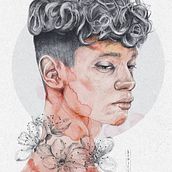 Mi Proyecto del curso: Retrato ilustrado con Procreate. Traditional illustration, Digital Illustration, and Portrait Drawing project by Daniel Dom - 06.03.2021