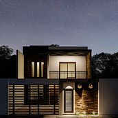 Render de noche. Digital Architecture project by Eduardo Jair Encarnacion Garcia - 06.08.2021