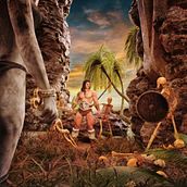 Conan and the Snake Princess. 3D project by Andreas Vondrasek - 06.08.2021