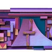 Painel de madeira "A onda da cidade". Painting, Acr, and lic Painting project by Dafne Nass - 06.08.2021
