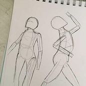 Mi Proyecto del curso: Dibujo anatómico para principiantes. Fine Arts, Sketching, Pencil Drawing, Drawing, Realistic Drawing, and Figure Drawing project by Laura Catalina Gracia Díaz - 06.09.2021