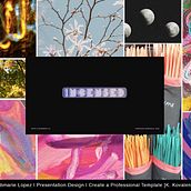 INCENSED.TEMPLATE: Project for Presentation Design. Design Management, Graphic Design, Information Design, Marketing, and Communication project by Robmarie Lopez - 05.28.2021
