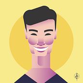 Mi Proyecto del curso: Retrato geométrico minimalista Ein Projekt aus dem Bereich Traditionelle Illustration, Design von Figuren und Vektorillustration von Sara Viscione - 07.06.2021