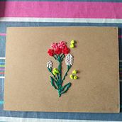 Meu projeto do curso: Bordado em madeira. Arts, Crafts, Fine Arts, and Embroider project by Claudia Mogentale - 06.08.2021