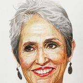 My project in Realistic Portrait with Coloured Pencils course - Joan Baez. Traditional illustration, Fine Arts, Pencil Drawing, Drawing, Portrait Drawing, Realistic Drawing, and Artistic Drawing project by ElRey - 06.06.2021