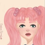 Meu projeto do curso: Retrato de personagens femininas com Procreate. Traditional illustration, Digital Illustration, Digital Drawing, and Drawing project by Sakura Single - 06.07.2021