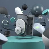 My project in Design of 3D Sets for Products course. Advertising, 3D, Art Direction, Product Design, and 3D Design project by Marcelo Nunes - 06.06.2021