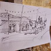 Mi Proyecto del curso: Paisajes urbanos en acuarela. Un projet de Beaux Arts, Aquarelle, Illustration architecturale et Illustration traditionnelle de María Fernanda Ferrari - 10.06.2021