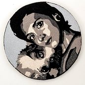 My daughter and her pup. Un proyecto de Bordado de Shannan Edwards - 08.06.2021