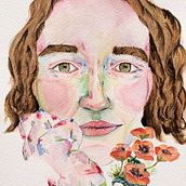 My project in Expressive Watercolor Portraits course Ein Projekt aus dem Bereich Traditionelle Illustration, Bildende Künste, Malerei, Aquarellmalerei und Porträtzeichnung von Penelope Bertrand - 03.06.2021