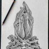 Chained hand. Pencil Drawing project by Alfonso CG - 12.15.2020