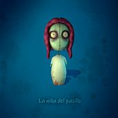 La niña del pasillo. Traditional illustration, Film, Video, TV, 3D, Animation, Art Direction, Lighting Design, Photograph, Post-production, Character Animation, and 3D Animation project by David Luengo Torrejón - 06.10.2021
