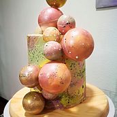 Mi Proyecto del curso: Cake design: técnicas decorativas modernas. Design, and DIY project by Veronica Elizabeth Díaz Valdez - 06.10.2021