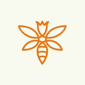 Bee Queen. Un progetto di Illustrazione tradizionale, Design e Design di loghi di Elshan Valijanov - 01.02.2019