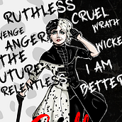 Cruella De Vil. Een project van Traditionele illustratie, Stripboek y Digitale tekening van Guillermo Eguizabal - 27.05.2021