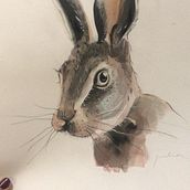 Mi Proyecto del curso: Técnicas experimentales de acuarela para principiantes . Traditional illustration, Fine Arts, Watercolor Painting, and Naturalistic Illustration project by iborrapizarrojulia - 06.11.2021
