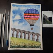 Mi Proyecto del curso: Cuaderno de viaje en acuarela. Traditional illustration, Watercolor Painting, Architectural Illustration, and Sketchbook project by Zándira Pavón - 06.11.2021