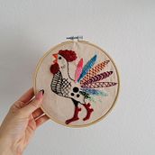 Mi Proyecto del curso: Técnicas de bordado: ilustrando con hilo y aguja. Embroider project by Lorena Esnu - 06.11.2021