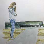 Studi acquerello. Traditional illustration, Sketchbook, and Watercolor Painting project by Davide Balossi - 06.11.2021