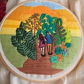 Mi Proyecto del curso: Introducción al bordado botánico. Embroider project by jocelyn_april - 05.31.2021