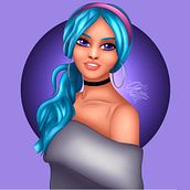 My Project in Natalia's Female Character Portraits in Procreate Course . Ilustrație tradițională, Ilustrație digitală și Desen digital de Ash Cassel - 06.11.2021