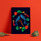 Mi Proyecto del curso: Ilustración flat con Photoshop. Un proyecto de Ilustración tradicional, Ilustración digital y Pintura digital de Isabella Lesmes - 10.06.2021
