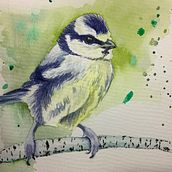 My project in Artistic Watercolor Techniques for Illustrating Birds course. Traditional illustration, Watercolor Painting, Realistic Drawing, and Naturalistic Illustration project by caareroot - 06.12.2021