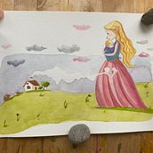 Mi Proyecto del curso: Técnicas de acuarela para ilustraciones de ensueño. Un progetto di Illustrazione tradizionale, Disegno, Pittura ad acquerello e Illustrazione editoriale di Lora Fesser - 12.06.2021