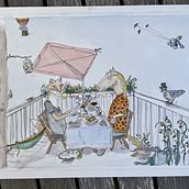 Mein Kursprojekt: Kreatives Zeichnen: fülle deine Illustrationen mit Leben und Details . Traditional illustration, Sketching, Pencil Drawing, Drawing, Watercolor Painting, Sketchbook & Ink Illustration project by franathekid - 06.12.2021