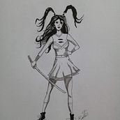 Mi Proyecto del curso: Diseño de personajes femeninos para cómics: Liv . Design de caractere, Comic și Desen de Raúl Orlando Céspedes Fuertes - 06.12.2021