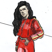 Mi Proyecto del curso: Diseño de personajes femeninos para cómics. Een project van Ontwerp van personages, Stripboek y  Tekening van usainboltzmann - 10.06.2021