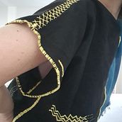 Meu projeto do curso: Design de peças de roupa artesanais do zero. Arts, Crafts, Fashion Design, Embroider, Sewing, and DIY project by symontenegro - 06.13.2021