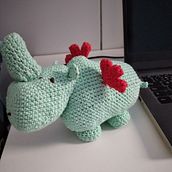 Meu projeto do curso: Design e criação de amigurumis . Arte și meșteșuguri, Design de jucării, Arte din fibre, DIY și Croșetat de Francisca Caroline Farias Costa - 06.11.2021