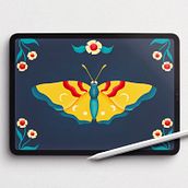 Butterfly Illustration. Traditional illustration project by Julia Dumas - 06.13.2021