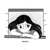 Mi Proyecto del curso: Técnicas de dibujo tradicional con Procreate. Traditional illustration, Digital Illustration, Portrait Drawing, and Digital Drawing project by Cess Caal Frias - 06.13.2014