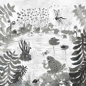 My project in Illustrating Nature: A Creative Exploration course. Traditional illustration, Painting, Drawing, Watercolor Painting, Ink Illustration, and Naturalistic Illustration project by uzzala - 06.20.2021