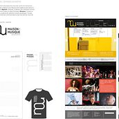 Maison de la Musique. Un progetto di Graphic design di François Cadeau - 14.06.2021