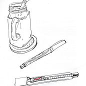Daily Sketch. Drawing, Traditional illustration, Sketching, Sketchbook, and Creativit project by Sandy Newman - 06.14.2021