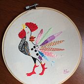Mi Proyecto: Técnicas de bordado ilustrando con hilo y aguja. Un progetto di Ricamo di Angelica Castro C - 07.06.2021