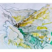 Paisajes de Peru. Een project van Traditionele illustratie,  Schetsen y  Architecturale illustratie van Martina Rocca - 15.06.2021